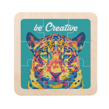Puzzle personnalisable en bois et plastique 9 pièces - Modulo