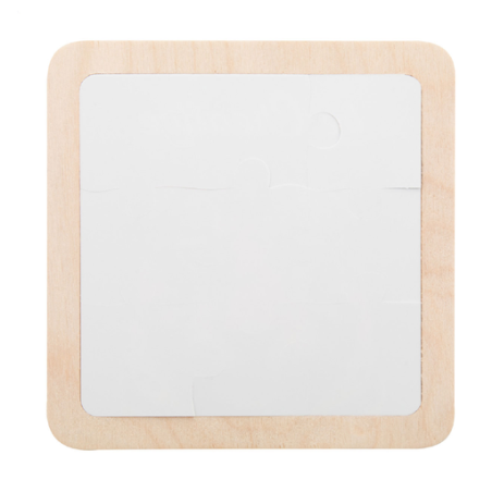Puzzle personnalisable en bois et plastique 9 pièces - Modulo
