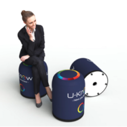 Pouf publicitaire gonflable...