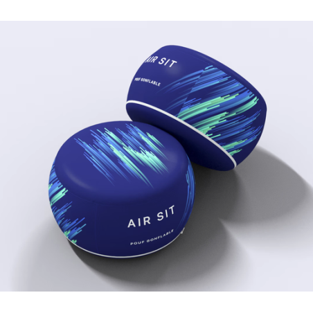 Pouf publicitaire gonflable 71 x 41 cm - Air sit Pouf publicitaire gonflable 71 x 41 cm - Air sit