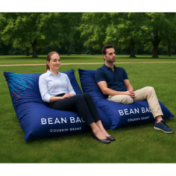 Coussin géant publicitaire...