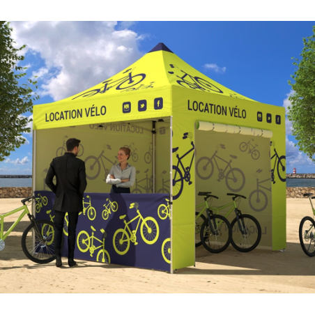 Barnum pliant personnalisable structure en aluminium - 3 x 3 m - Ashi Barnum pliant personnalisable structure en aluminium - 3 x 3 m - Ashi