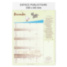 Calendrier feuillets personnalisable avec emploi du temps Jean de la fontaine Calendrier feuillets personnalisable avec emploi du temps Jean de la fontaine