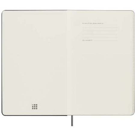 Agenda Moleskine personnalisable hebdomadaire non daté à couverture rigide - Taille L Agenda Moleskine personnalisable hebdomadaire non daté à couverture rigide - Taille L