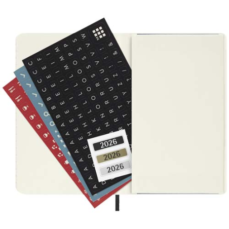 Agenda de poche personnalisable hebdomadaire 12 mois Moleskine à couverture souple 2026 Agenda de poche personnalisable hebdomadaire 12 mois Moleskine à couverture souple 2026