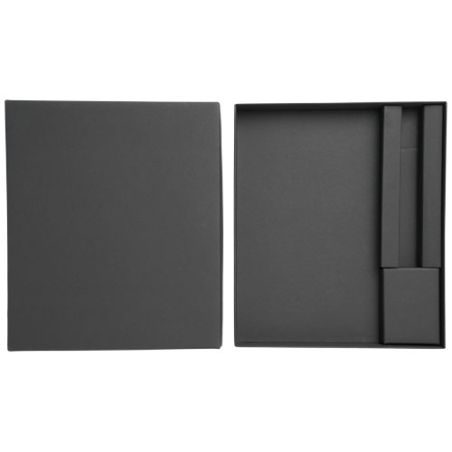 Coffret cadeau avec cahier A5 et stylo Moleskine personnalisable