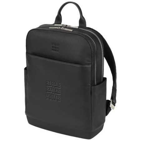 Sac à dos Moleskine personnalisable 15 pouces - Classic Pro en cuir - Fabrication Italienne