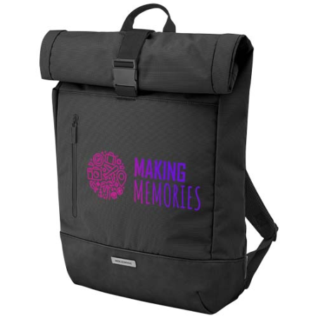 Sac à dos rolltop Moleskine personnalisable Rilsan® - Metro - Fabrication Italienne Sac à dos rolltop Moleskine personnalisable Rilsan® - Metro - Fabrication Italienne