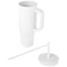 Grand gobelet isotherme personnalisable Brady 900 ml certifié RCS avec paille en silicone Grand gobelet isotherme personnalisable Brady 900 ml certifié RCS avec paille en silicone