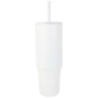 Grand gobelet isotherme personnalisable Brady 900 ml certifié RCS avec paille en silicone Grand gobelet isotherme personnalisable Brady 900 ml certifié RCS avec paille en silicone