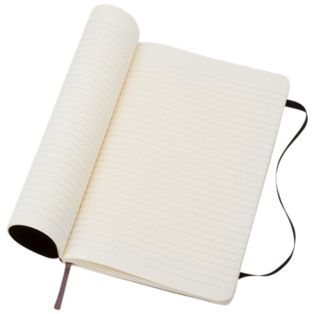 Carnet Moleskine personnalisé Classic (13 x 21 cm) à couverture souple - Ligné