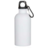 Gourde publicitaire Oregon de 400 ml en acier inoxydable recyclé à simple paroi certifié RCS avec mousqueton (impression par sub Gourde publicitaire Oregon de 400 ml en acier inoxydable recyclé à simple paroi certifié RCS avec mousqueton (impression par sub