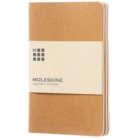 Cahier Moleskine personnalisé (14 x 9cm) - 64 pages ivoires dont 16 détachables