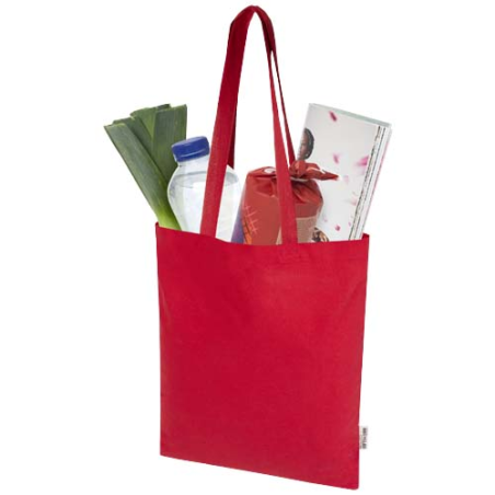 Sac shopping personnalisé Madras Blend en coton recyclé GRS 140 g/m²
