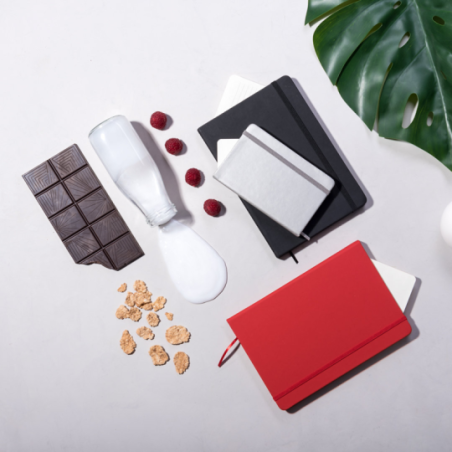Carnet de notes publicitaire A6 avec couverture en PU et page vierge - Kine