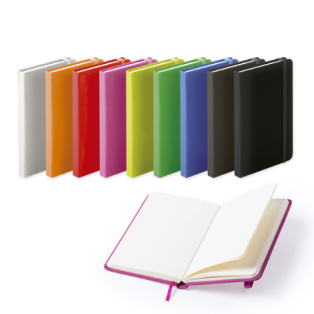 Carnet de notes publicitaire A6 avec couverture en PU et page vierge - Kine