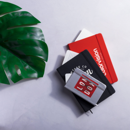 Carnet de notes publicitaire A6 avec couverture en PU et page vierge - Kine