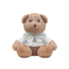 Peluche ourson personnalisable avec pull à capuche en PET Peluche ourson personnalisable avec pull à capuche en PET