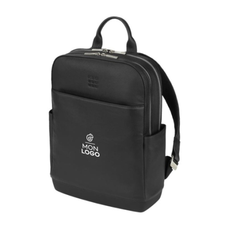 Sac à dos Moleskine personnalisable 15 pouces - Classic Pro en cuir - Fabrication Italienne