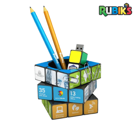 Pot à crayon publicitaire Rubiks®