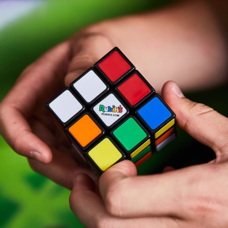 Rubiks® Cube personalisé 57 MM 3X3 "The Icon" - Impression quadri sur la face blanche