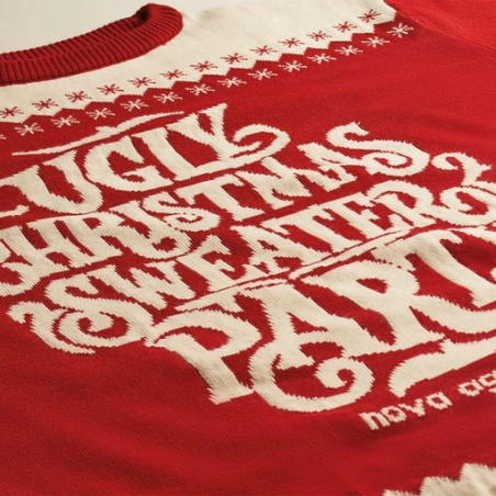Pull de noël tricoté sur mesure jusqu'à 5 couleurs - Adulte et Enfant - XS à 4XL