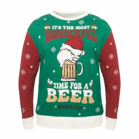 Pull de noël tricoté sur mesure jusqu'à 5 couleurs - Adulte et Enfant - XS à 4XL