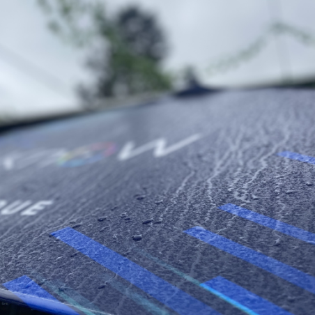 Parasol personnalisable carré 3 x 3m en aluminium