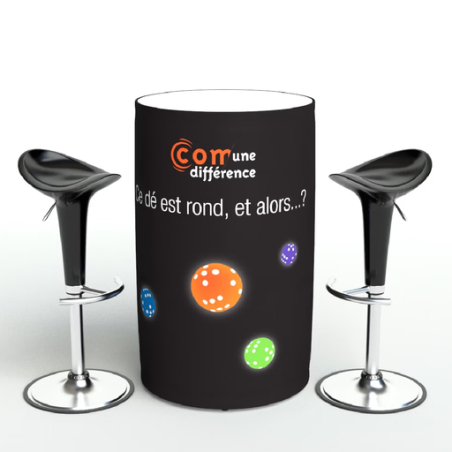 Comptoir personnalisable gonflable avec plateau en PVC