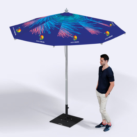 Parasol personnalisé aluminium Rond de 2,7x2,7m