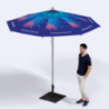 Parasol personnalisé aluminium Rond de 2,7x2,7m