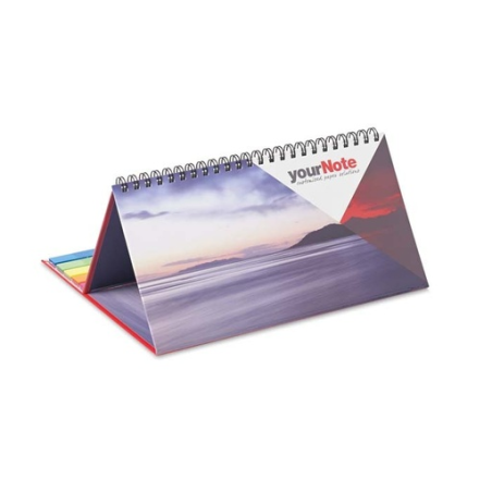 Calendrier chevalet personnalisable avec bloc-notes - Mini 250 pcs