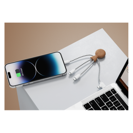 Câble de charge personnalisable Mr bio cork 12W - Xoopar®