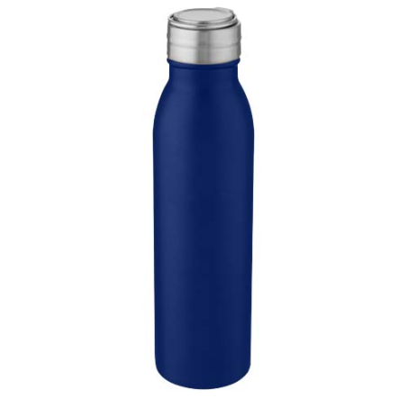 Gourde publicitaire Harper 700&nbsp;ml en inox avec boucle métallique