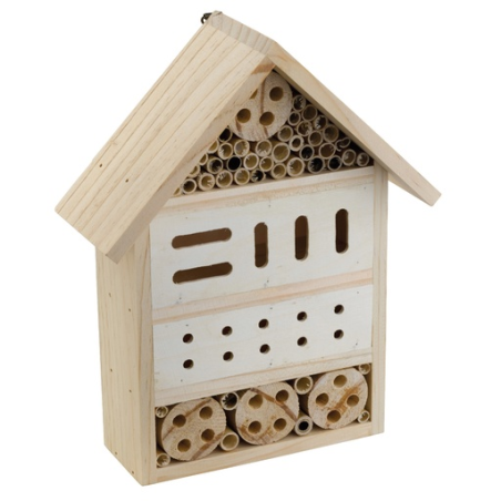 Hôtel à insectes personnalisé en bois - Pollineo