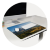 Tapis de bureau personnalisé en sublimation caoutchou antidérapant 59 x 42 cm Deskly Tapis de bureau personnalisé en sublimation caoutchou antidérapant 59 x 42 cm Deskly