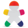 Surligneur personnalisable en forme de bonhomme Garry Surligneur personnalisable en forme de bonhomme Garry