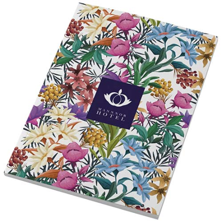 Carnet personnalisable A5 à couverture souple en carton 320g2/m avec 50&nbsp;feuilles de papier 80g/m2