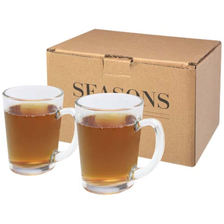 Ensemble personnalisable de 2&nbsp;verres à thé de 310ml Zeni