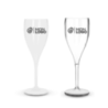Flûte à champagne personnalisable en plastique réutilisable en tritan 16cl avec option nominative Blanche ou transparente - Bull Flûte à champagne personnalisable en plastique réutilisable en tritan 16cl avec option nominative Blanche ou transparente - Bull