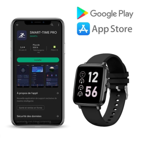 Montre connectée personnalisé avec appel main libre Tokai
