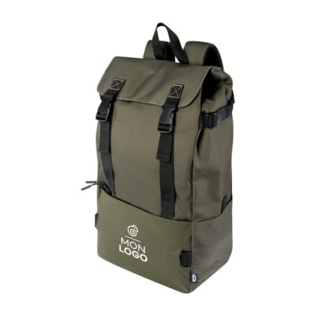 Sac à dos personnalisable nomade en polyester recyclé certifié GRS 30L - Roam