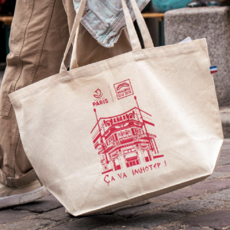 Tote bag personnalisable coton bio 280g/m2 Made in France - Fontainebleau