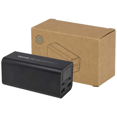 Batterie de secours Acamar de 20&nbsp;000&nbsp;mAh et 70&nbsp;W en aluminium recyclé pour ordinateur portable