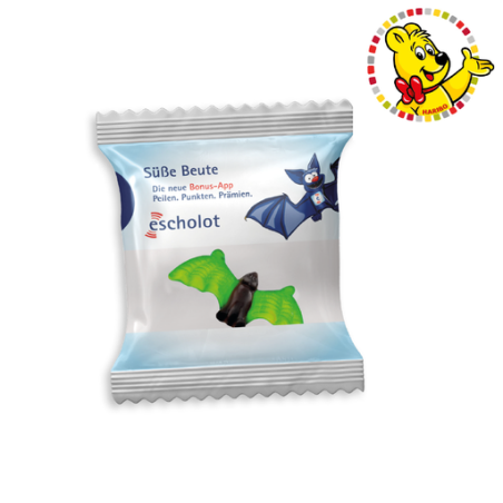 Sachet de bonbon personnalisable Vampire Haribo® (par lot de 100 sachets) 1 pièce 8g