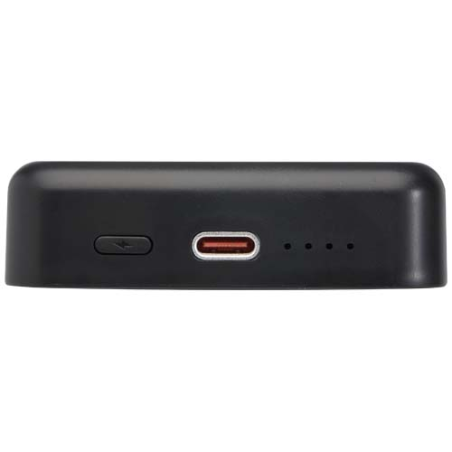 Batterie de secours personnalisable Acrab magnétique sans fil de 10&nbsp;000&nbsp;mAh et 15&nbsp;W avec PD de 20&nbsp;W - fabriquée en plastique rec