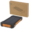 Batterie de secours solaire personnalisable Altair robuste de 5 000 mAh et 10 W en plastique recyclé avec lampe de poche intégré Batterie de secours solaire personnalisable Altair robuste de 5 000 mAh et 10 W en plastique recyclé avec lampe de poche intégré