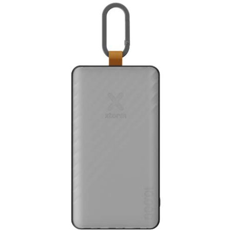 Batterie de secours solaire personnalisable Xtorm XG2S101 Go2 de 10&nbsp;000&nbsp;mAh et 15&nbsp;W avec éclairage