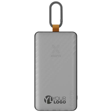 Batterie de secours solaire personnalisable Xtorm XG2S101 Go2 de 10&nbsp;000&nbsp;mAh et 15&nbsp;W avec éclairage