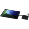Batterie externe personnalisable Acrux de 10&nbsp;000&nbsp;mAh et&nbsp;35&nbsp;W pour tablette avec câble Type-C intégré - fabriquée en plastique re